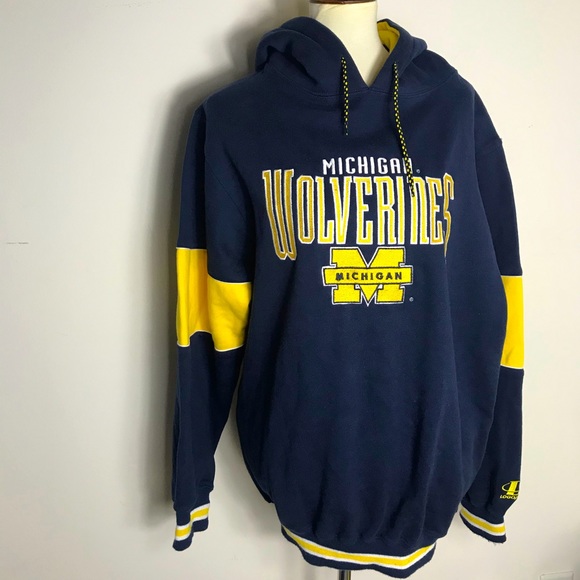 Other - Michigan Wolverines Embroidered Navy Sweatshirt
